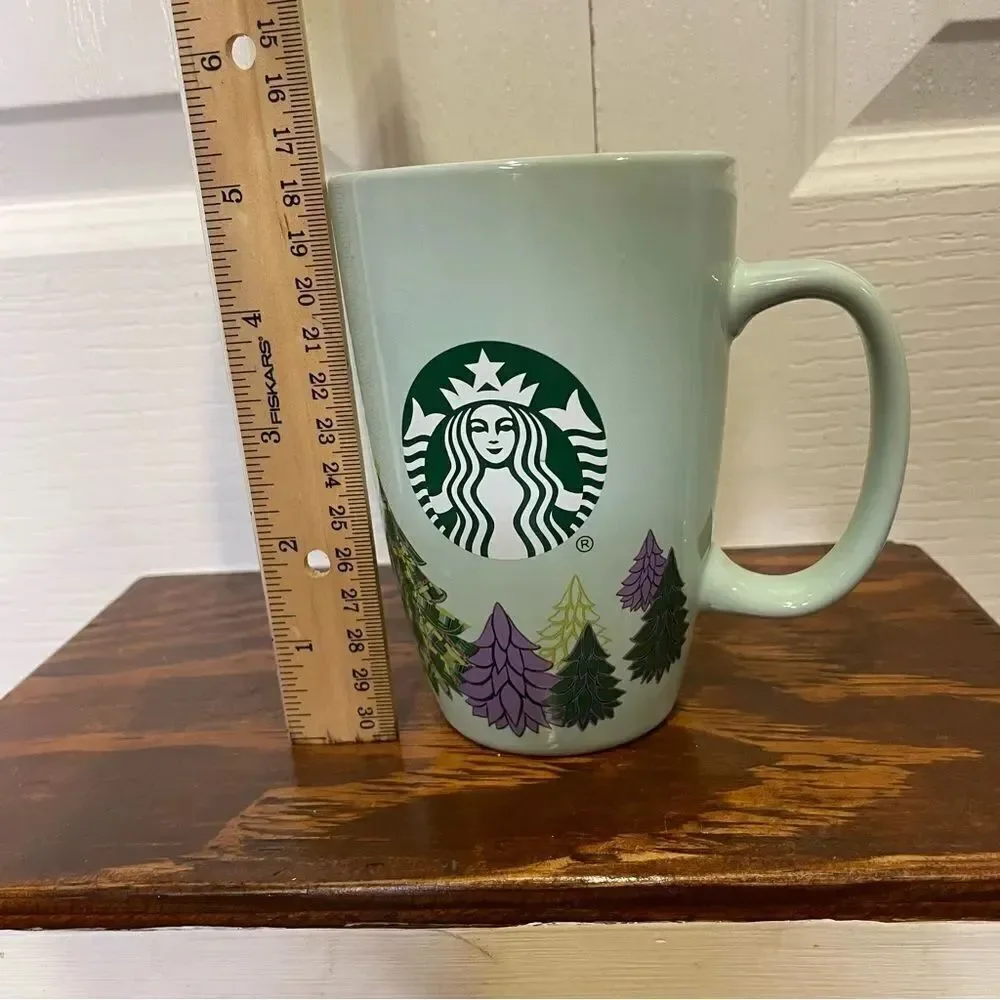 Starbucks 2020 Winter Coffee Mug Cup 12 FL OZ Mint Color